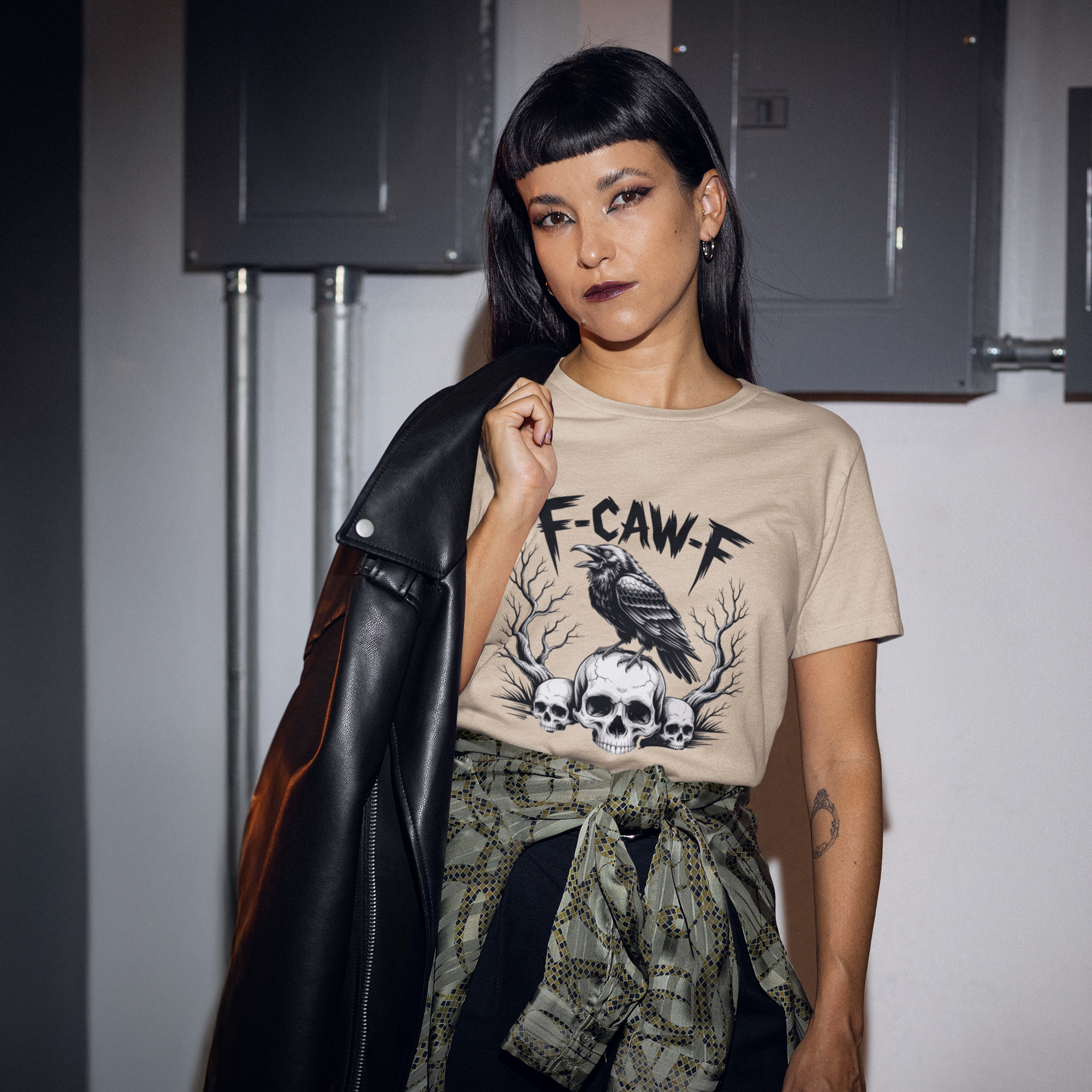 F-Caw-F / Skull - Unisex T-shirt