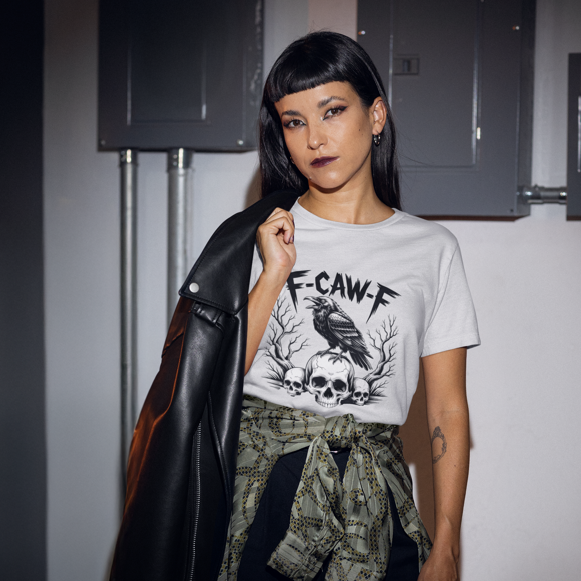F-Caw-F / Skull - Unisex T-shirt