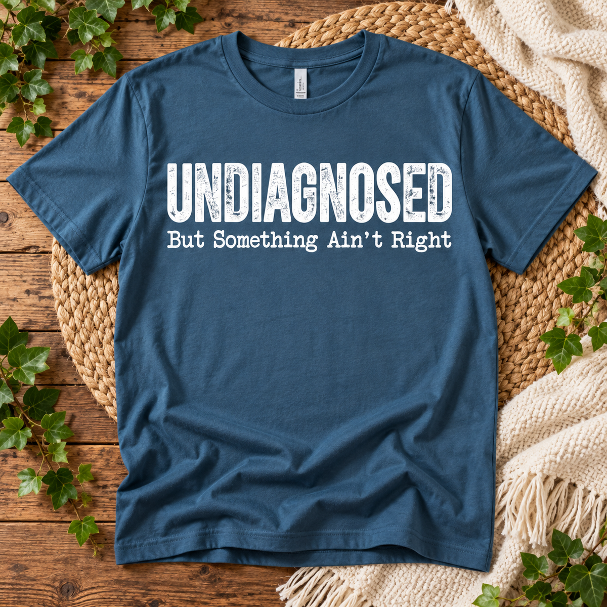 Undiagnosed But Something Ain't Right – Funny Sarcastic Unisex T-Shirt