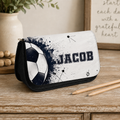 Personalised Canvas Pencil Case Football