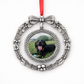 Personalised Silver Wreath Pendant