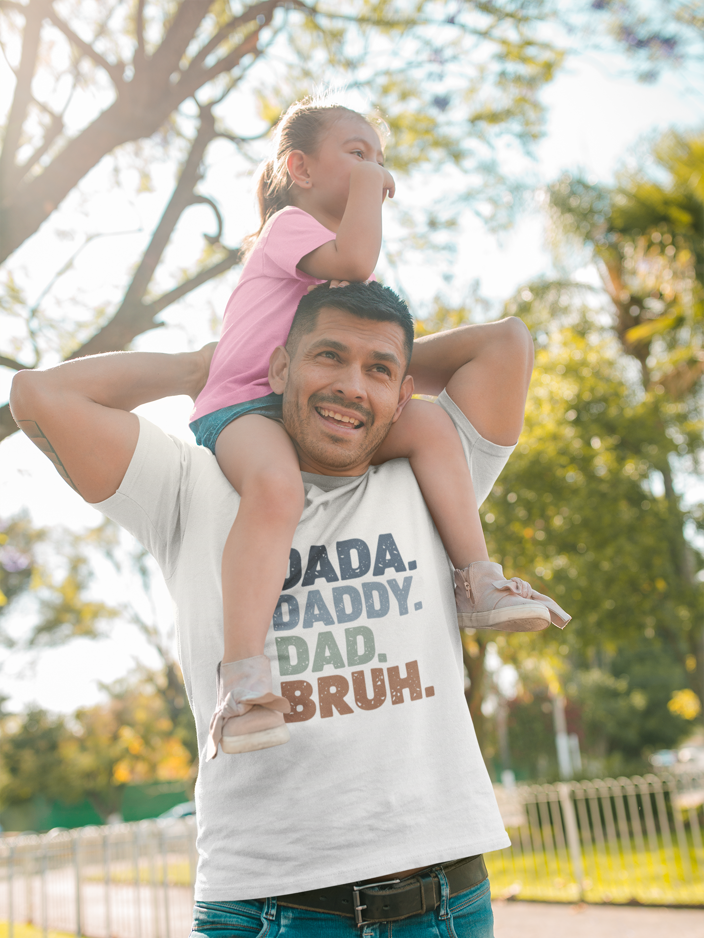 Dada, Daddy, Dad, Bruh - T-Shirt