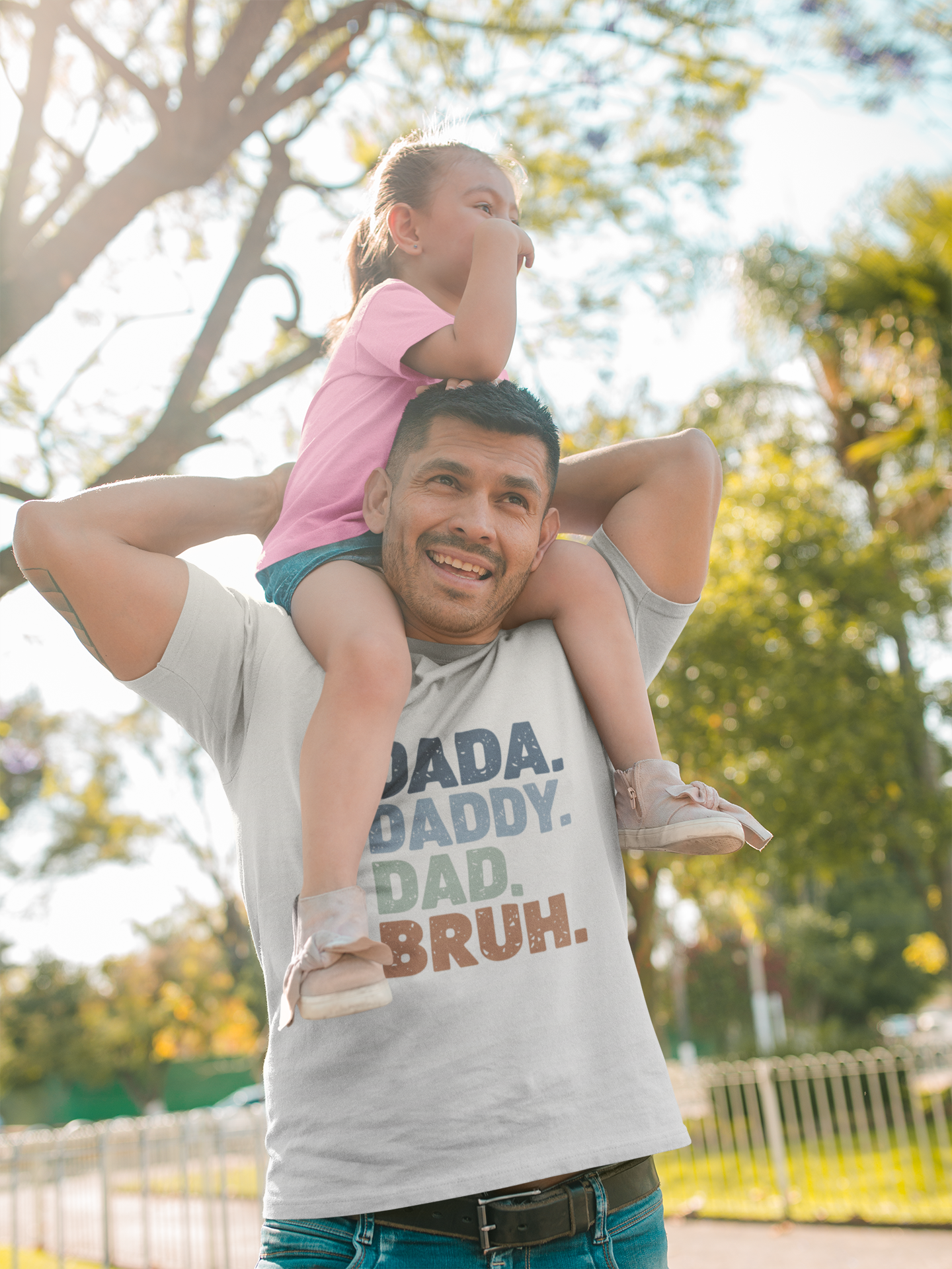 Dada, Daddy, Dad, Bruh - T-Shirt