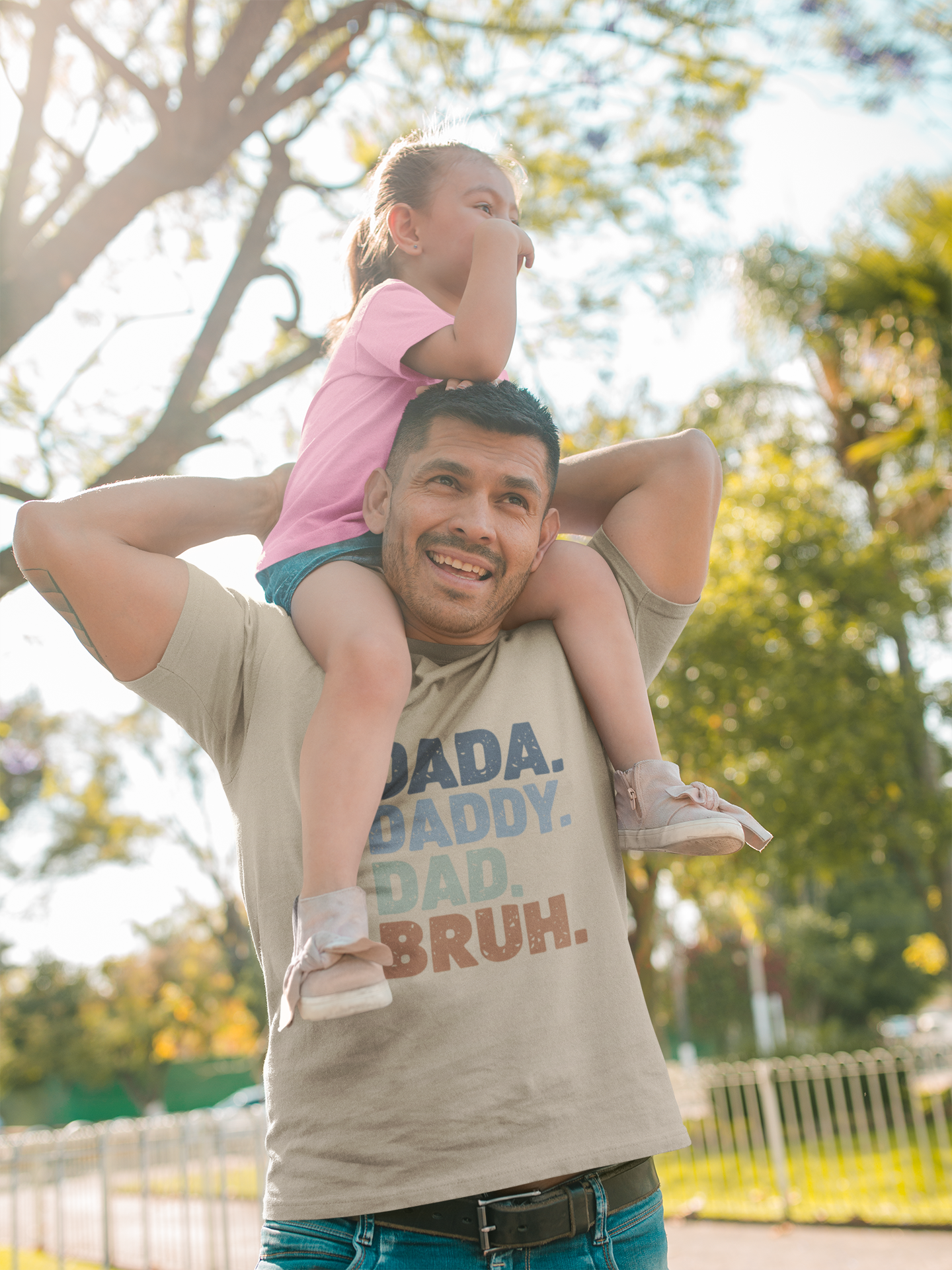 Dada, Daddy, Dad, Bruh - T-Shirt