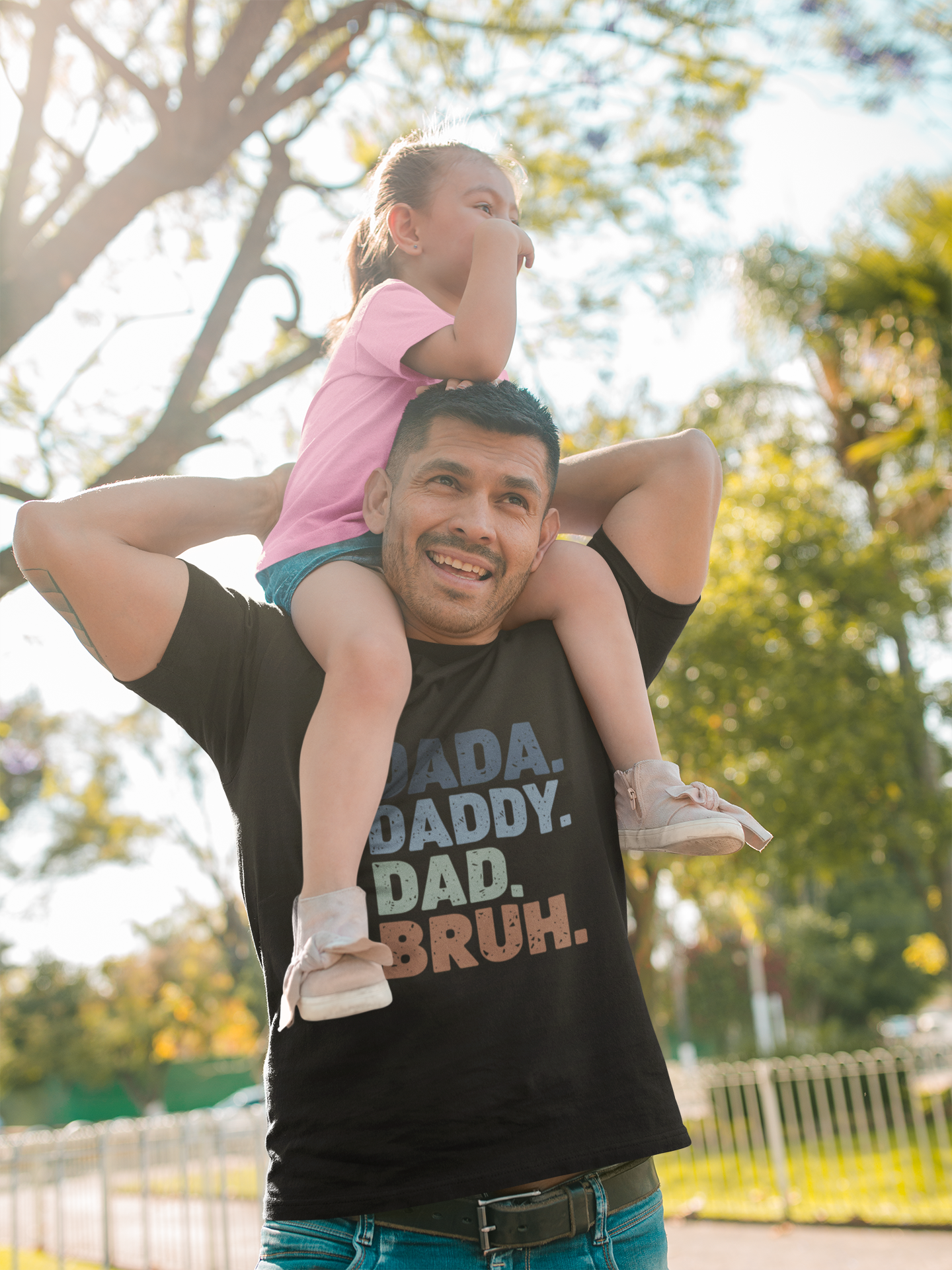 Dada, Daddy, Dad, Bruh - T-Shirt