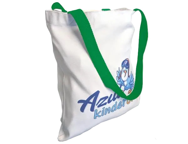Canvas Tote Bag with Coloured Handles