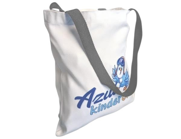 Canvas Tote Bag with Coloured Handles