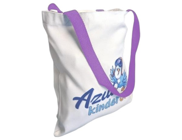 Canvas Tote Bag with Coloured Handles