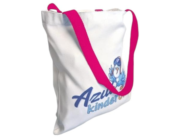 Canvas Tote Bag with Coloured Handles