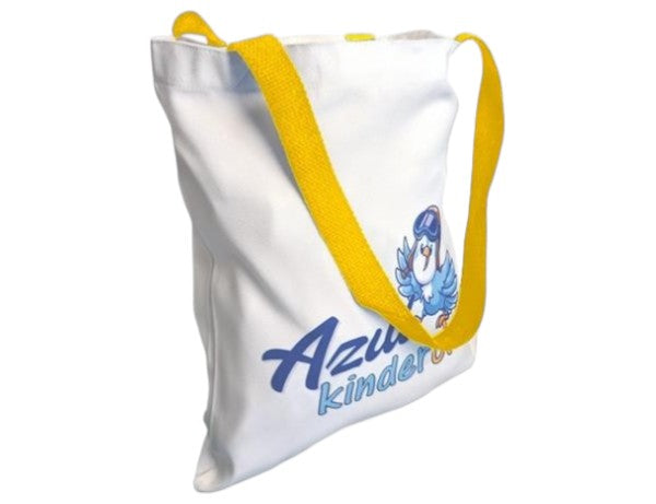 Canvas Tote Bag with Coloured Handles