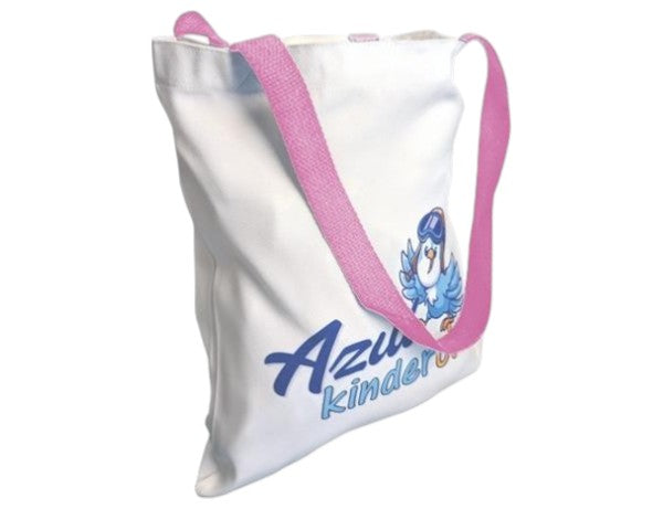 Canvas Tote Bag with Coloured Handles
