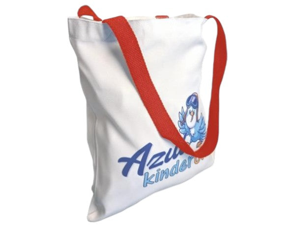 Canvas Tote Bag with Coloured Handles