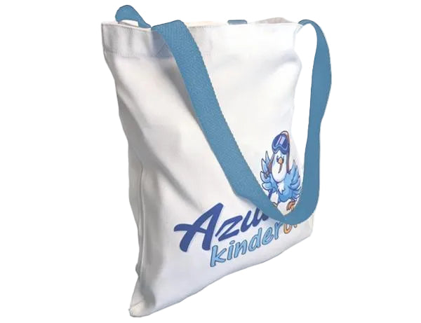 Canvas Tote Bag with Coloured Handles