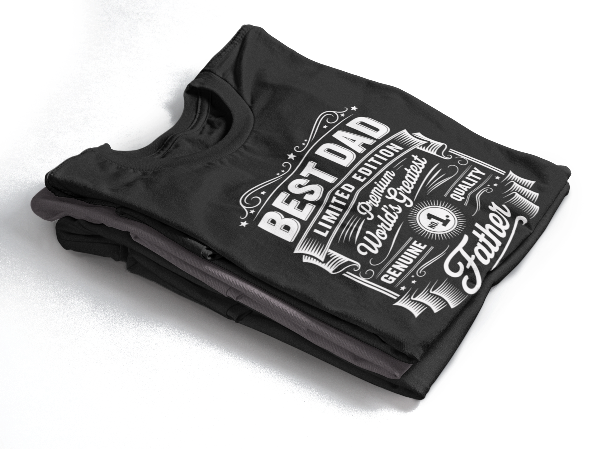 Vintage best dad - T-Shirt