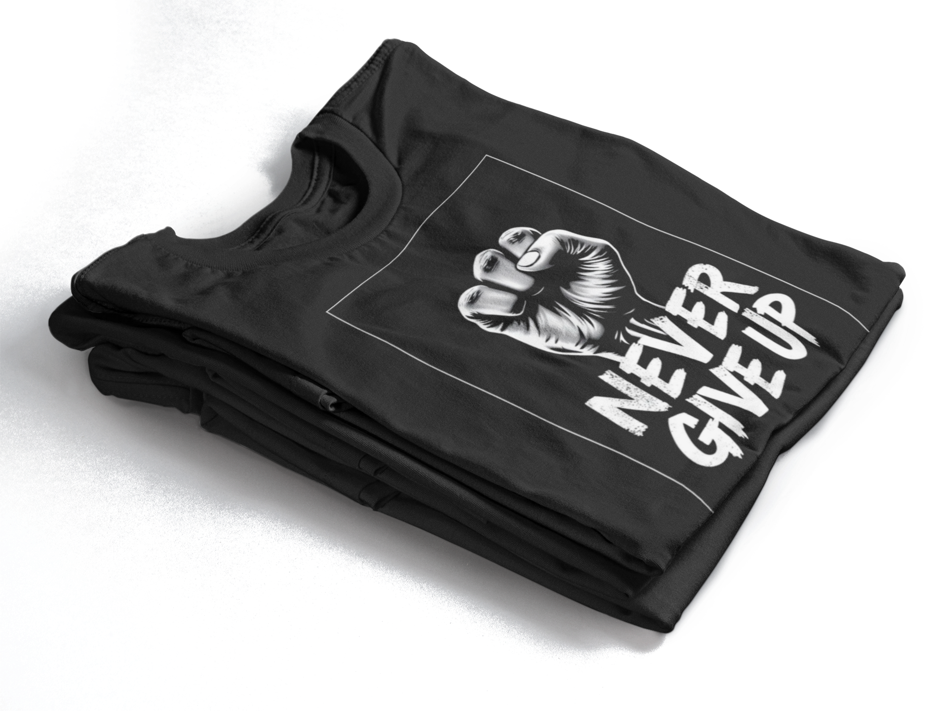 Never give up  - Unisex T-shirt