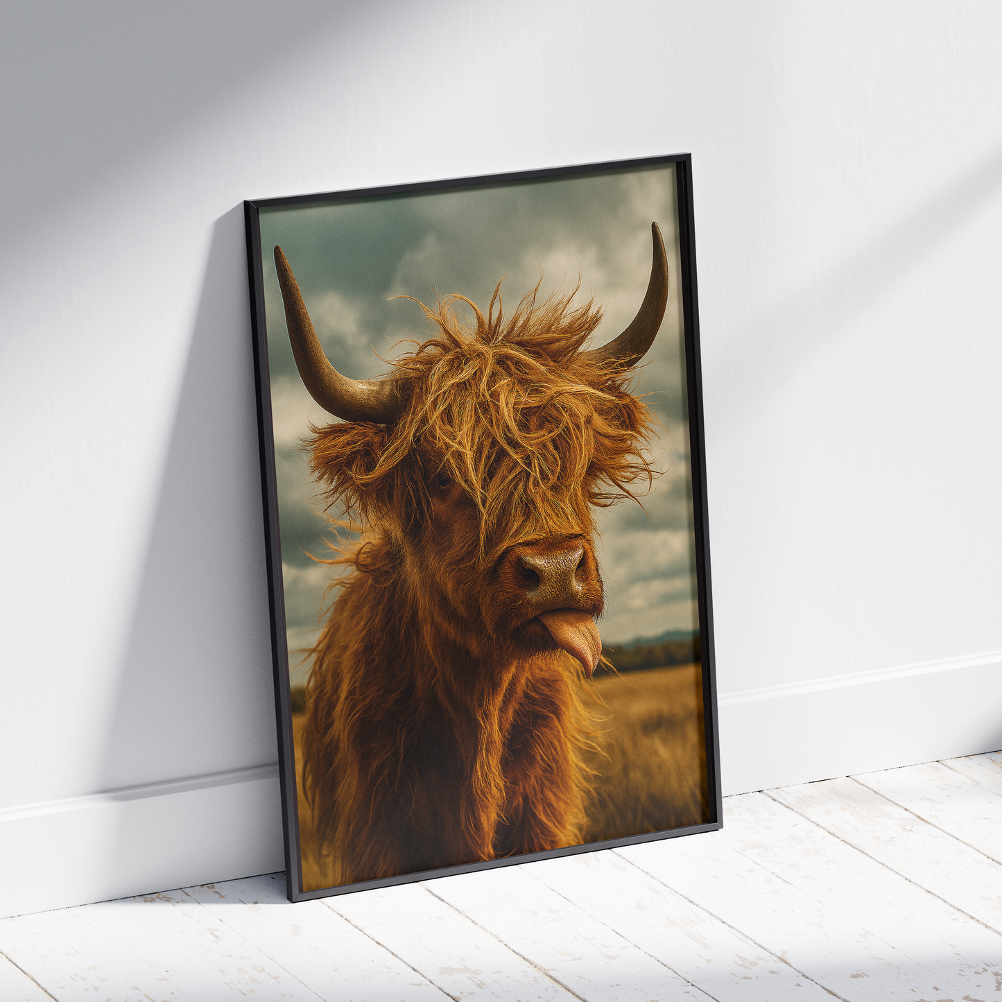 Bad Hair Day - Highland Cow