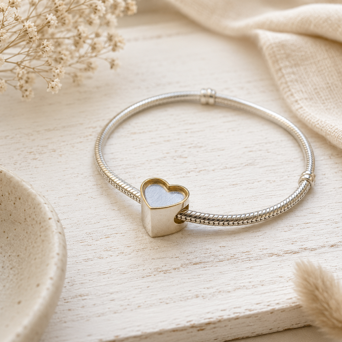 Silver Heart Charm