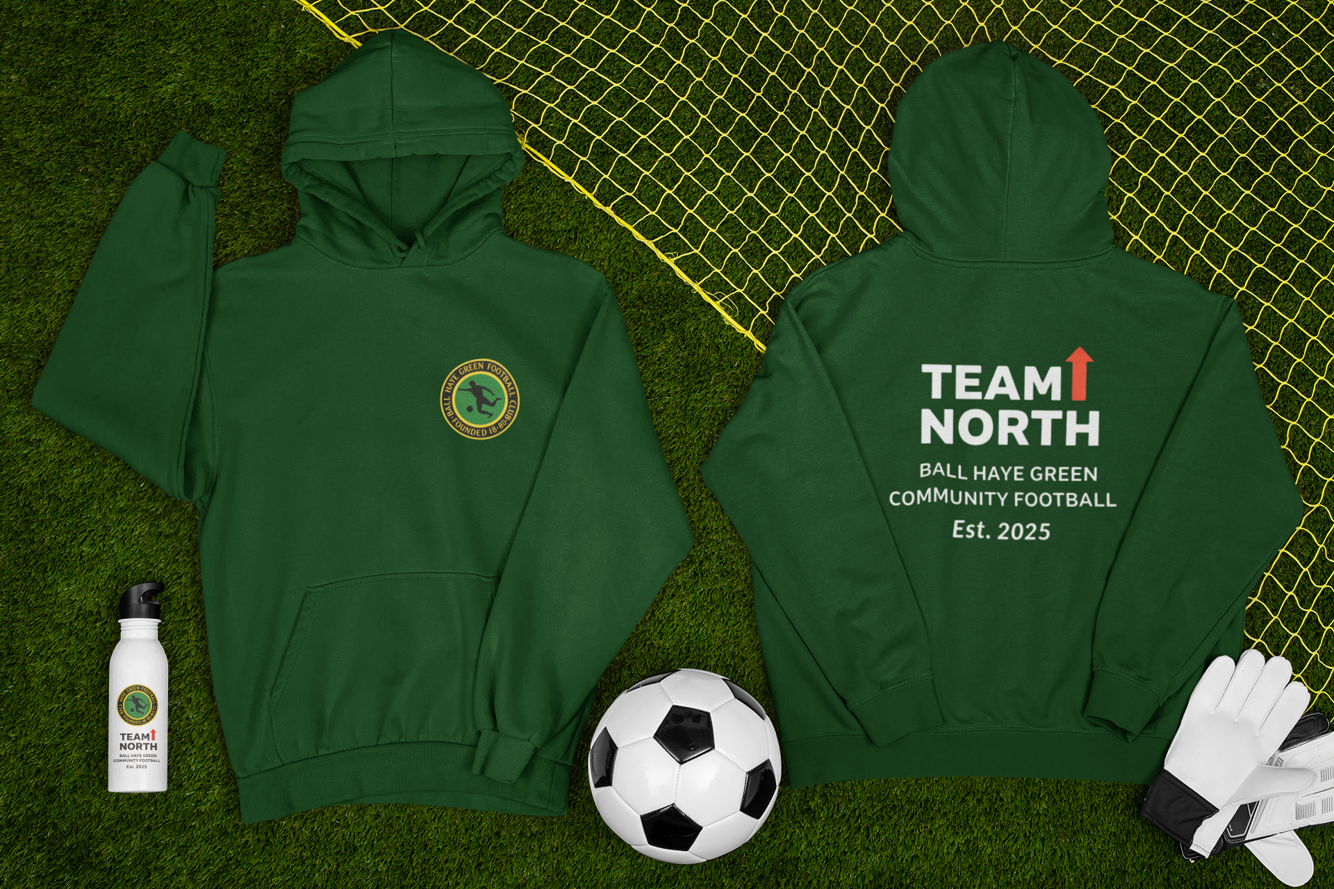 Ball Haye Green Team North - Adults Hoodie