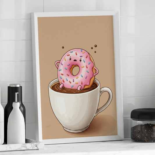 Donut in a bath