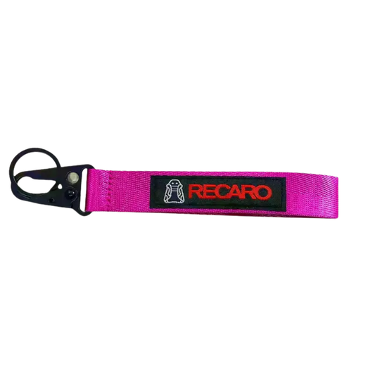 Recaro JDM Style Embroidered Keyring