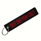 But did you die?  Embroidered Keyring