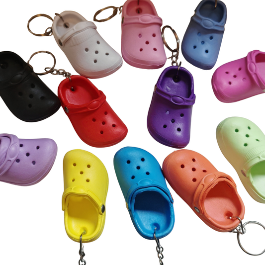 Croc Inspired Rubber Keyring