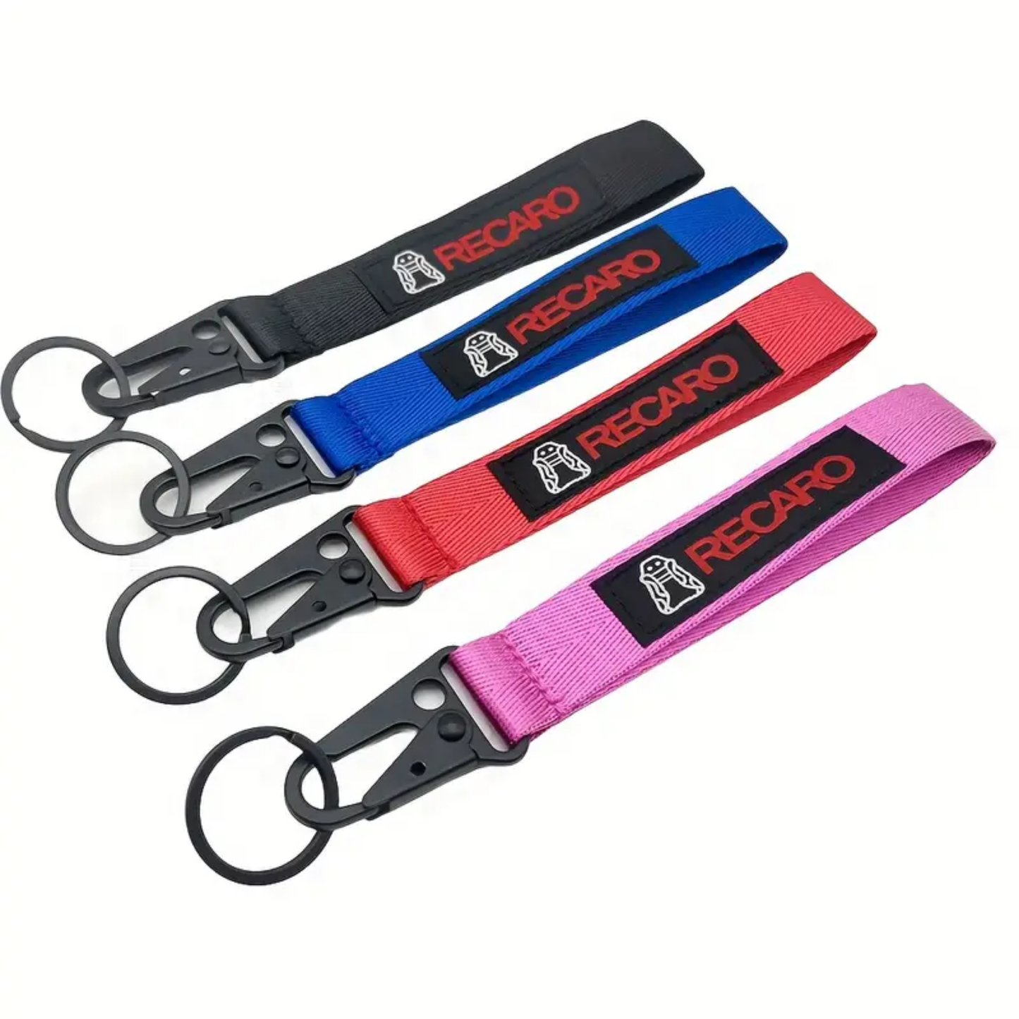 Recaro JDM Style Embroidered Keyring