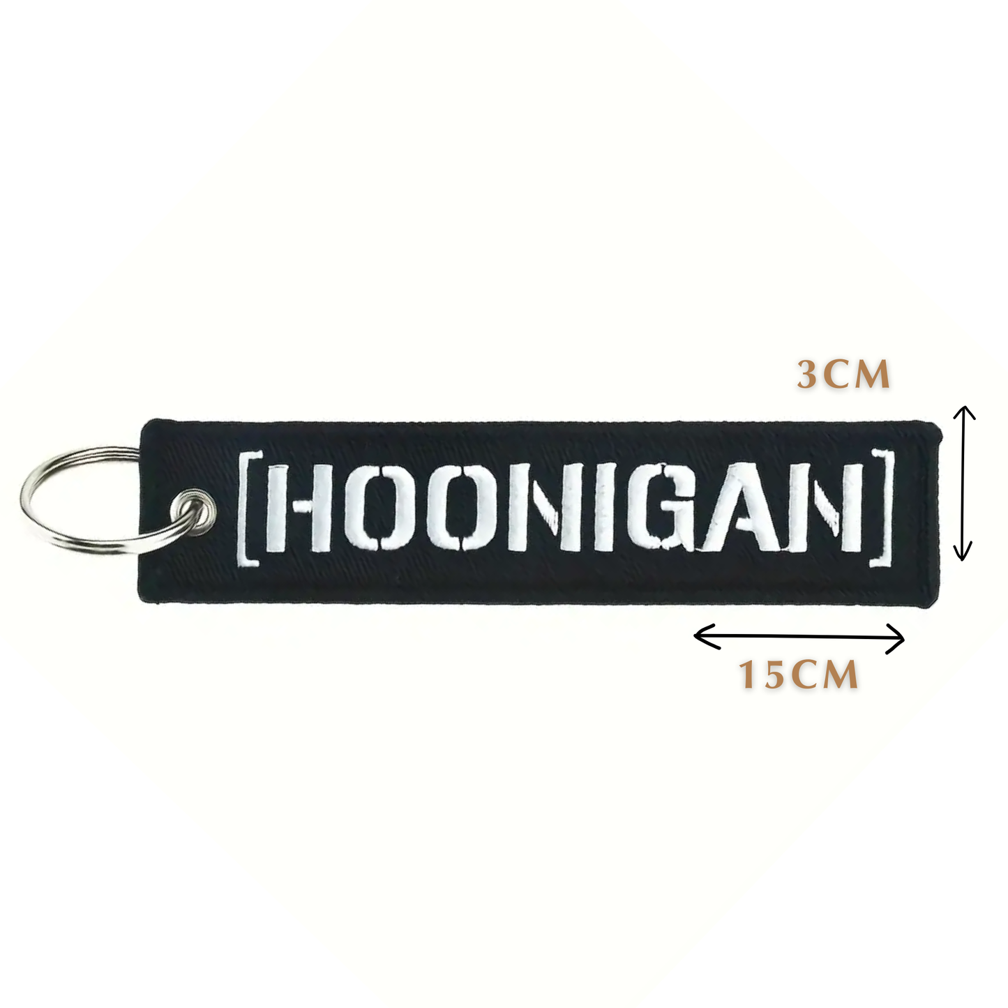 Hoonigan Embroidered Keyring