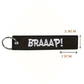 BRAAAP! Embroidered Keyring