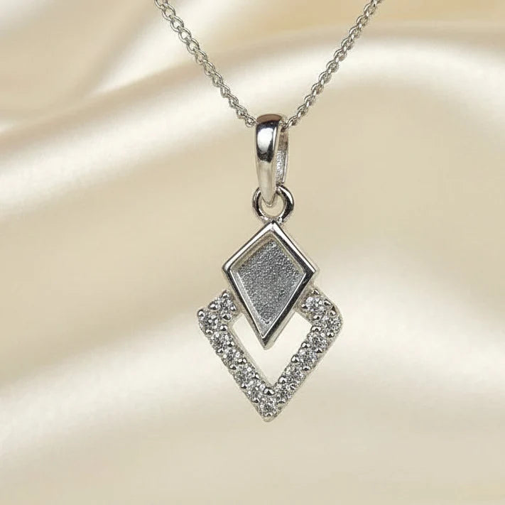 Kite CZ Sterling Silver Memorial Pendant