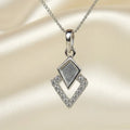 Kite CZ Sterling Silver Memorial Pendant