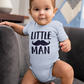 Little Man Boys B- Baby Vest