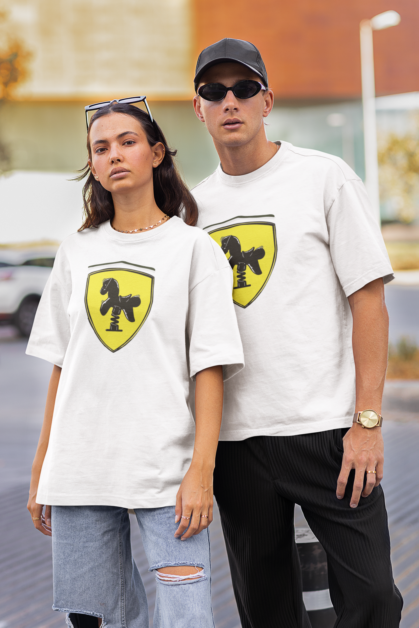 Spoof car horse  - Unisex T-shirt