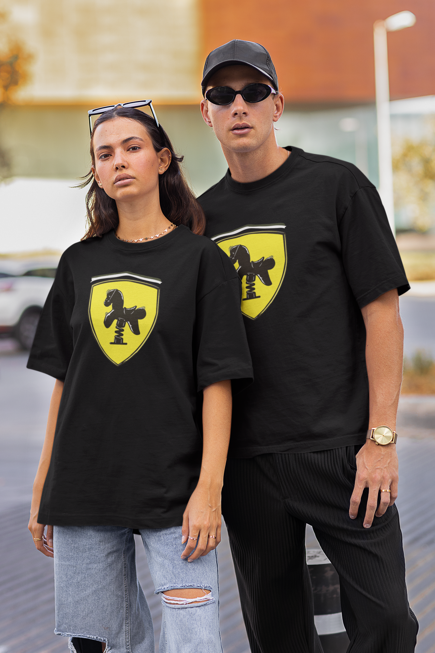 Spoof car horse  - Unisex T-shirt