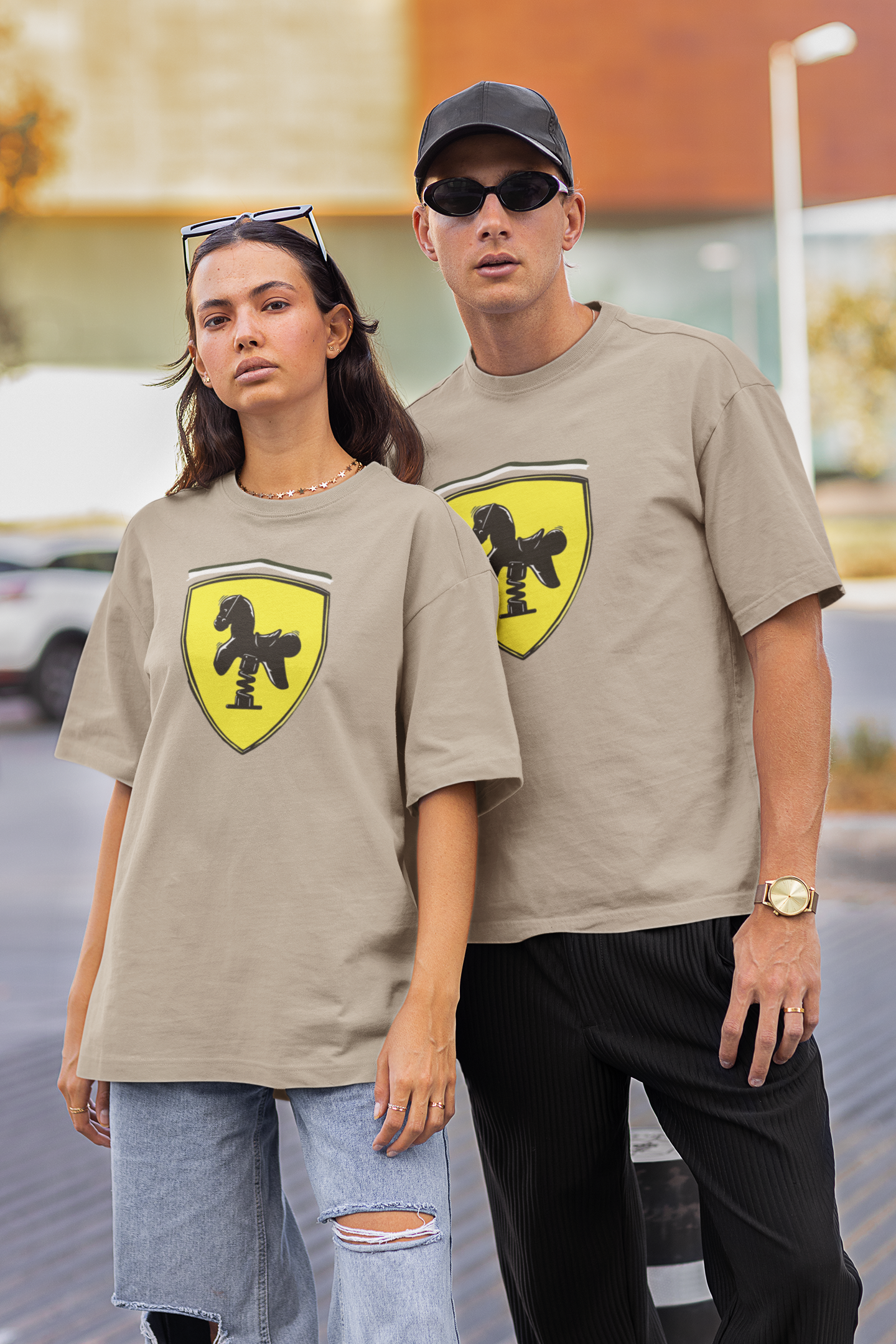 Spoof car horse  - Unisex T-shirt