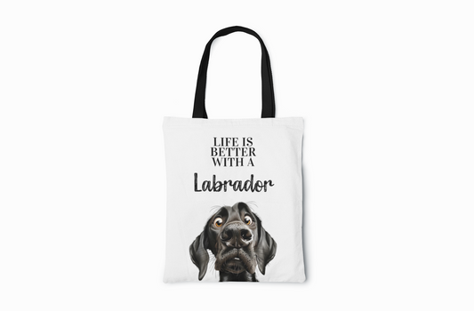 Life is better with a Labrador - Tote Bag
