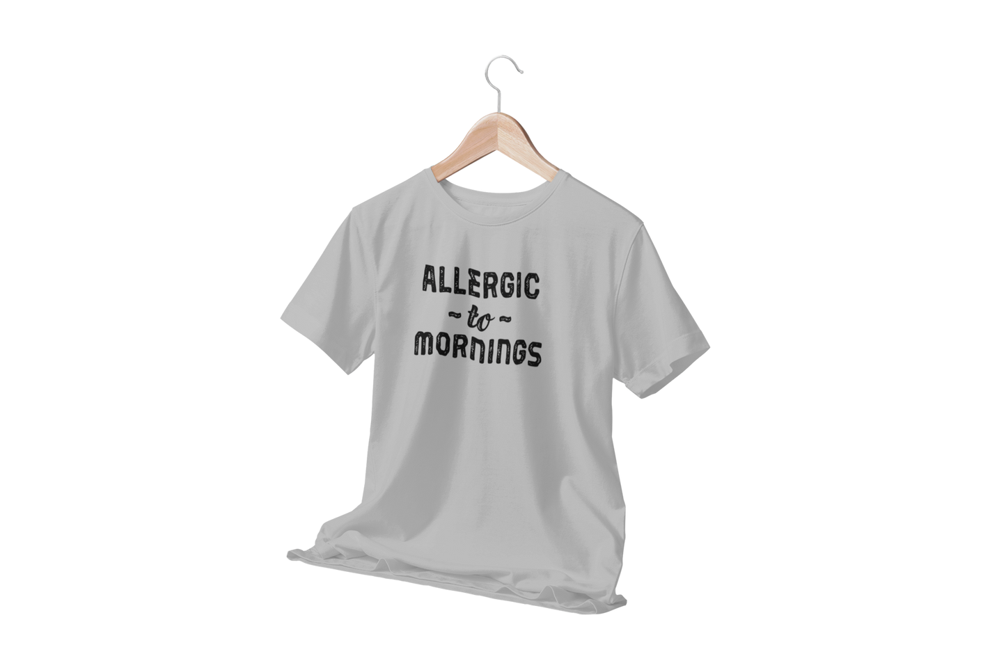 Allergic to Mornings Kids T-Shirt