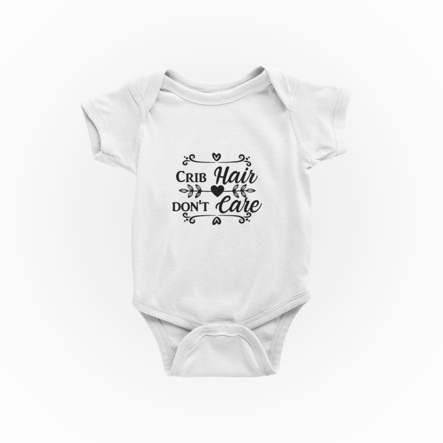 Crib Hair Don't Care - Baby Vest