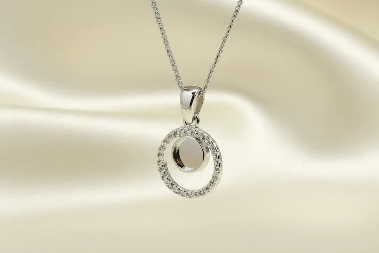 Round cz Necklace - 0277S