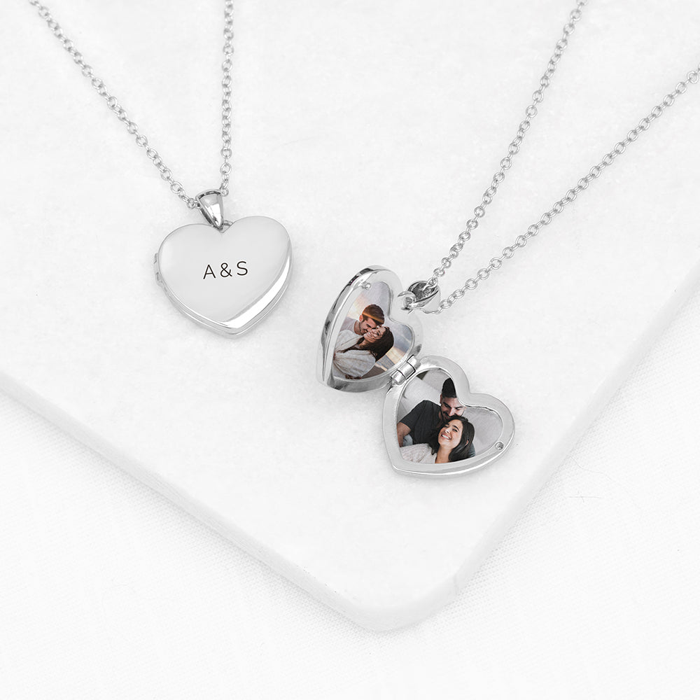 Personalised Heart Photo Locket