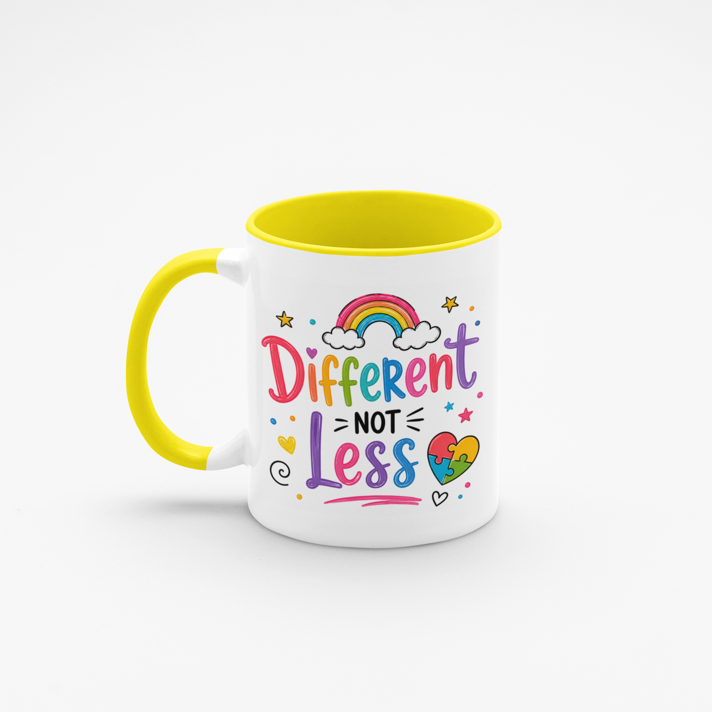 Different Not Less - 11oz Coloured Mug
