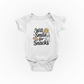 Will Smile For Snacks - Baby Vest