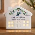 Personalised The Snowman Botanical LED House