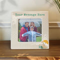 Personalised Puddle Duck Ceramic 4x4 Photo Frame