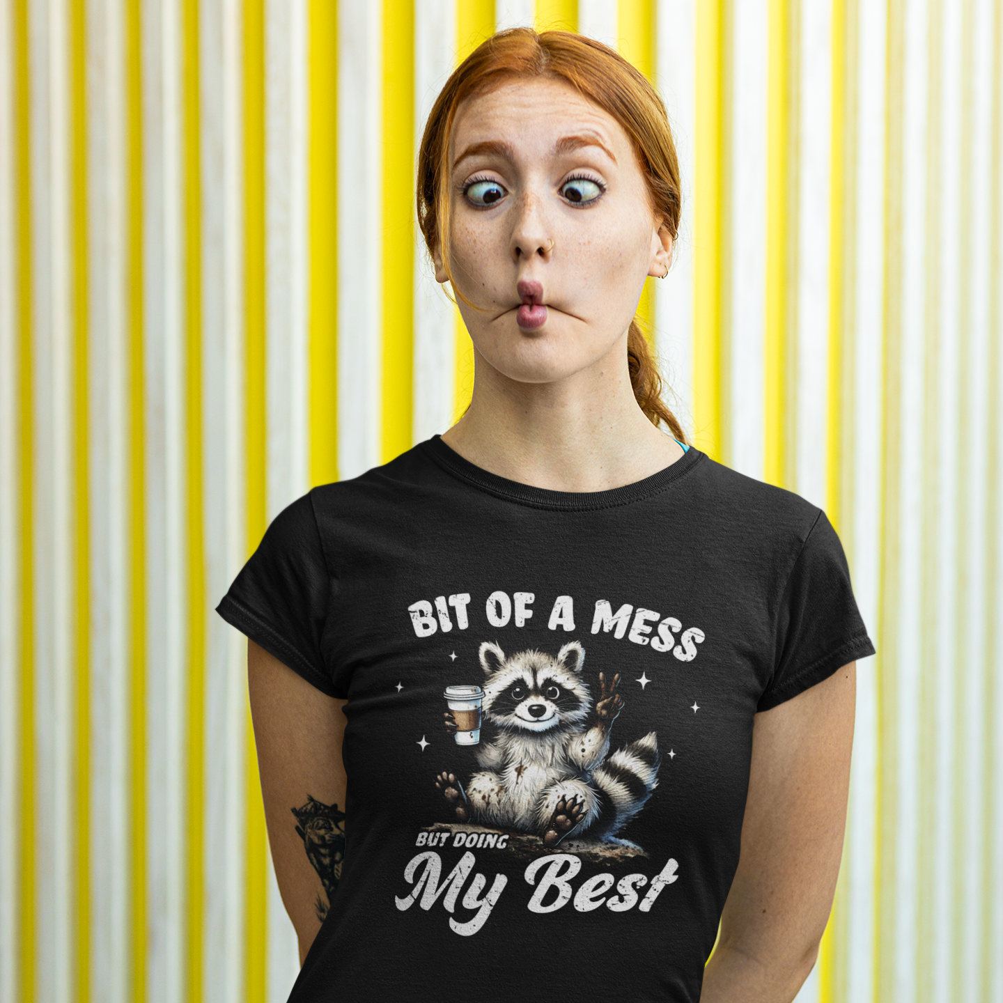 Bit of a mess but doing my best - Unisex T-shirt