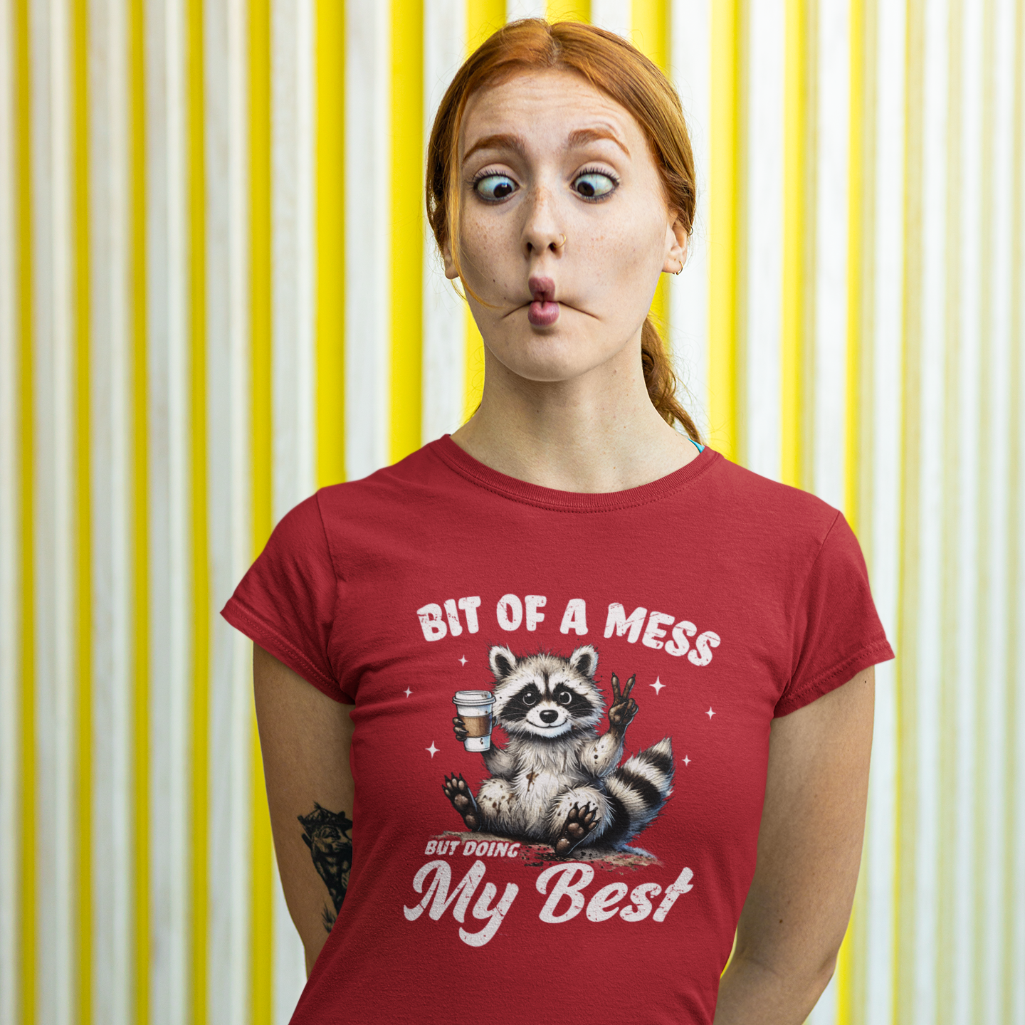 Bit of a mess but doing my best - Unisex T-shirt