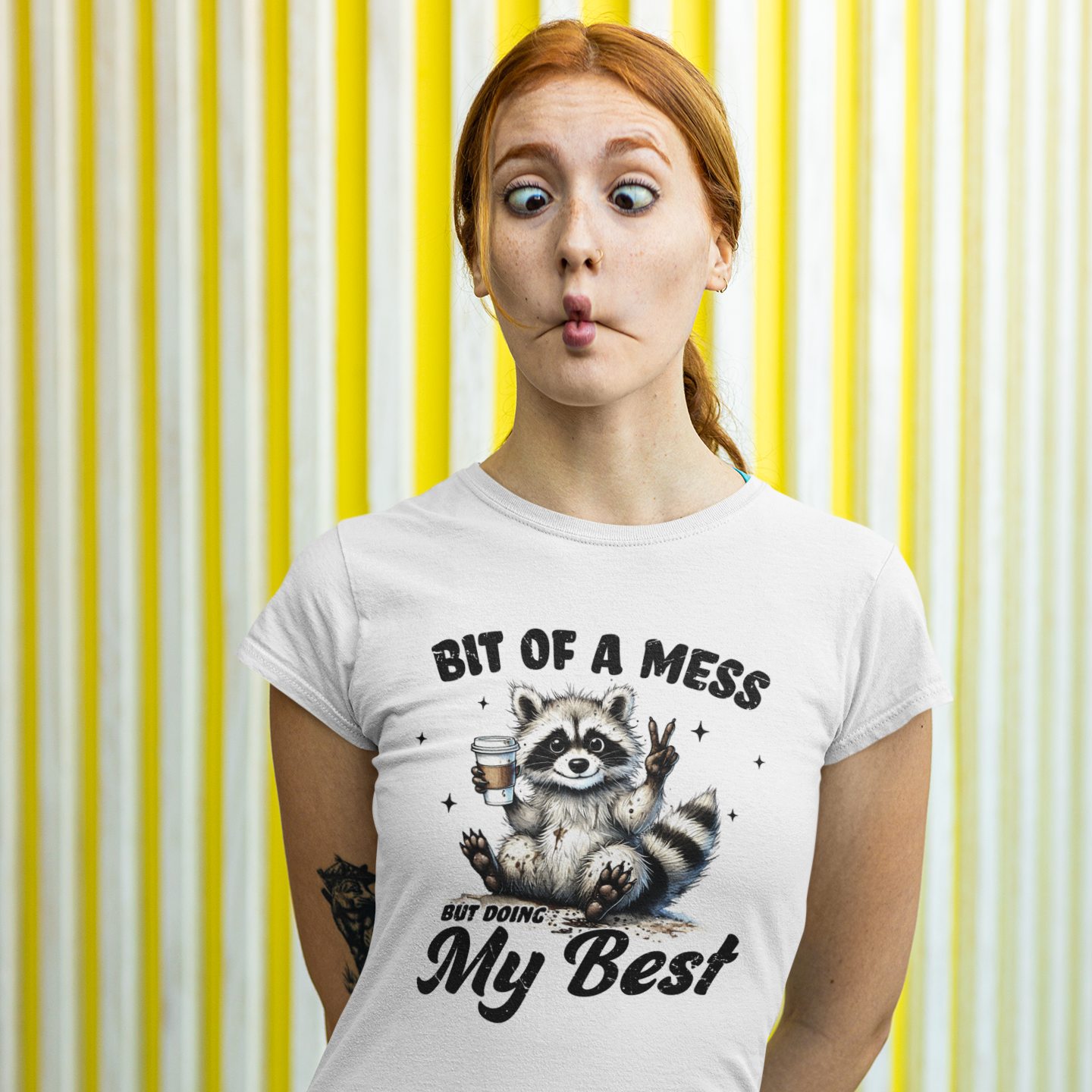 Bit of a mess but doing my best - Unisex T-shirt