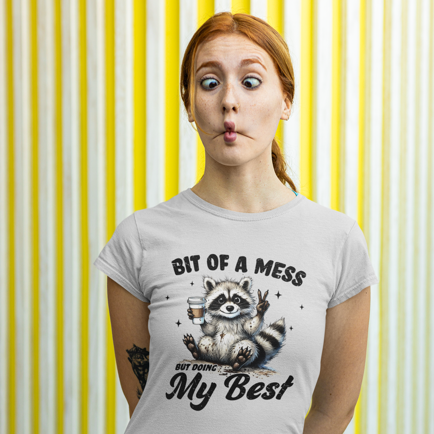 Bit of a mess but doing my best - Unisex T-shirt