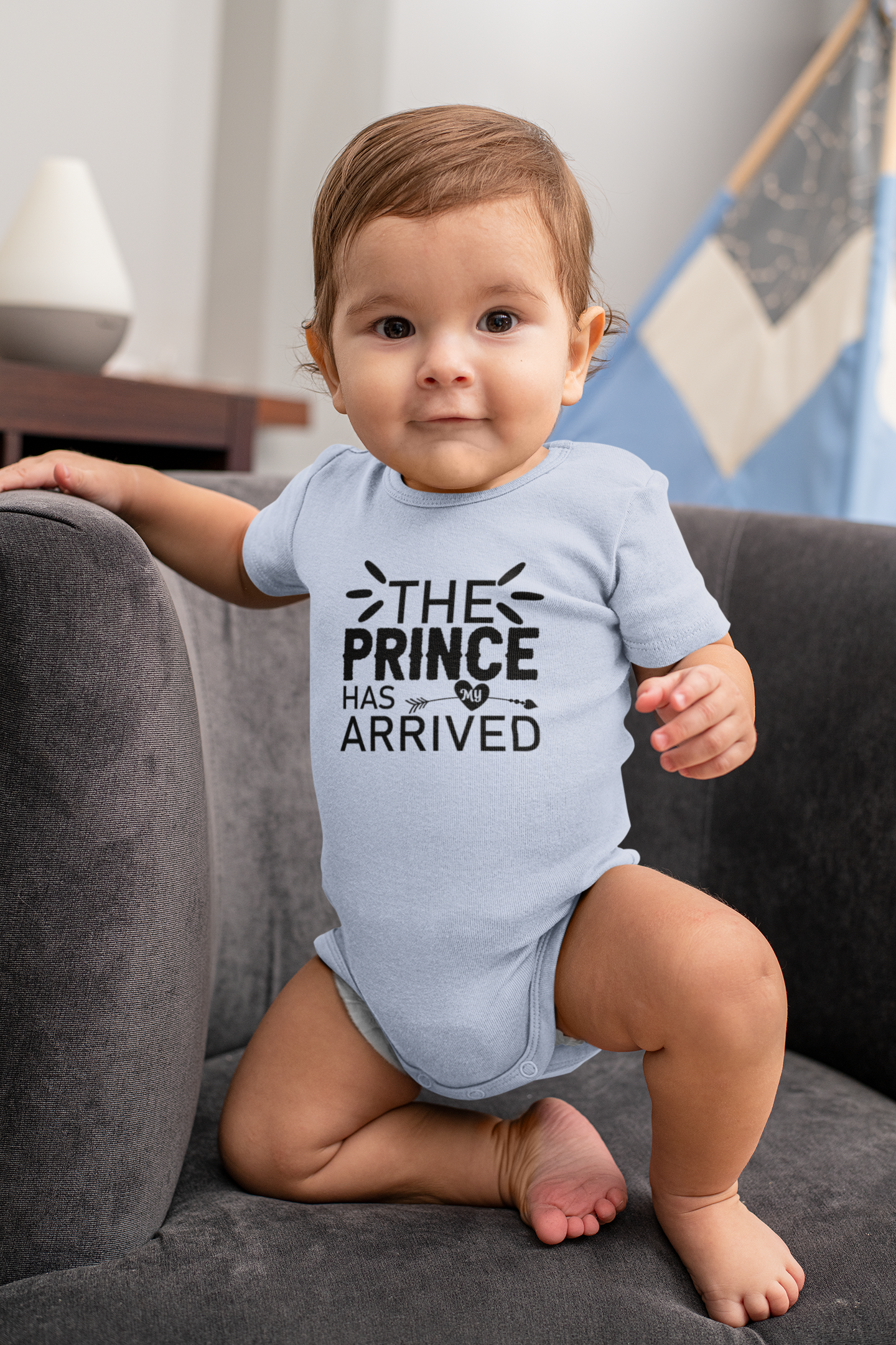 The Prince Has Arrived Boys - Baby Vest