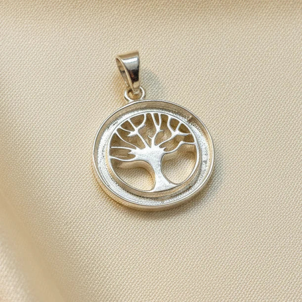 Tree of Life Sterling Silver Memorial Pendant